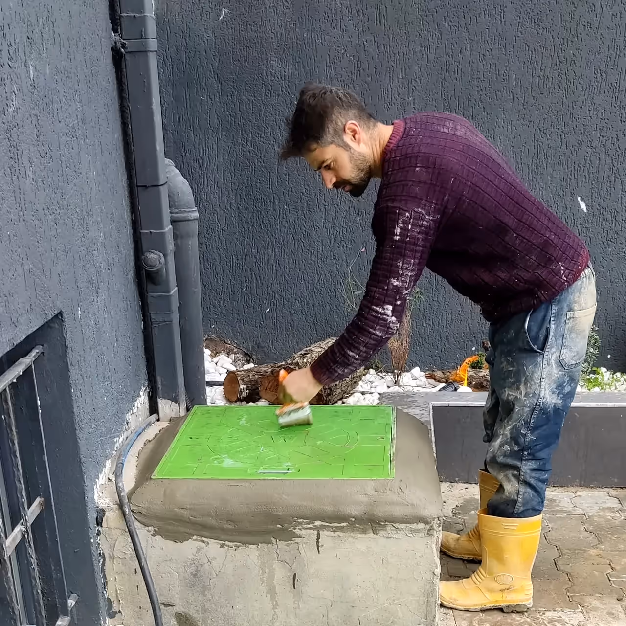 Arnavutköy'de kanalizasyon açma ekibi sahada